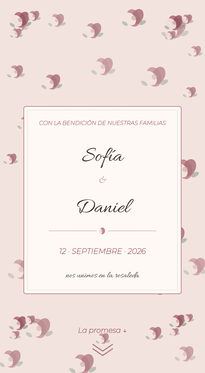 Boda — Rosaleda — Portada
