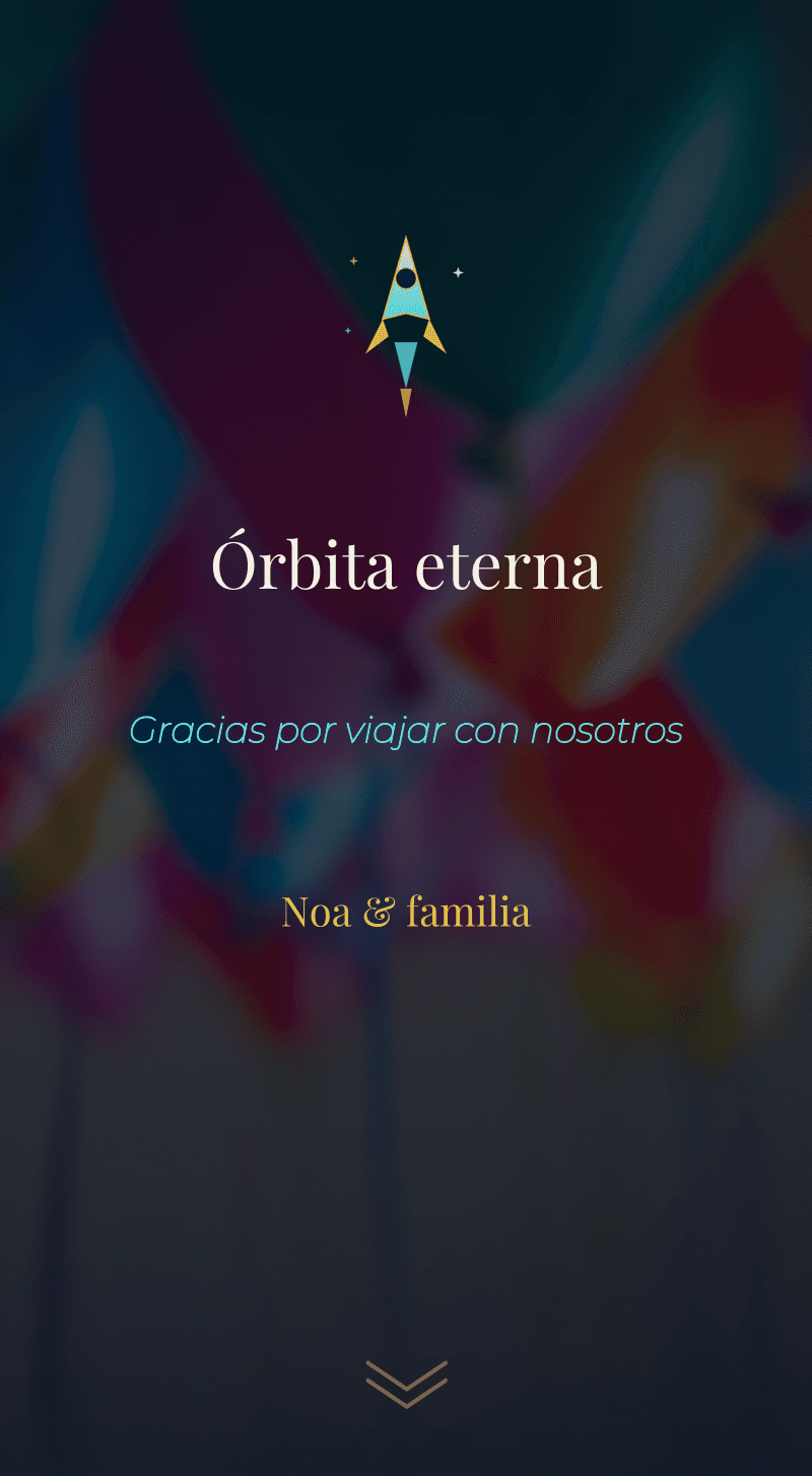 Cumple — Espacio — Órbita eterna