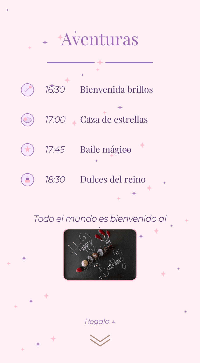 Cumple — Unicornio — Plan y merienda