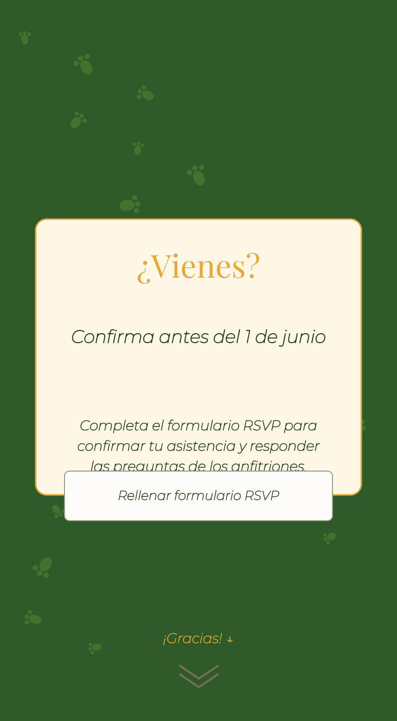 Cumple — Dinosaurio — Confirmación