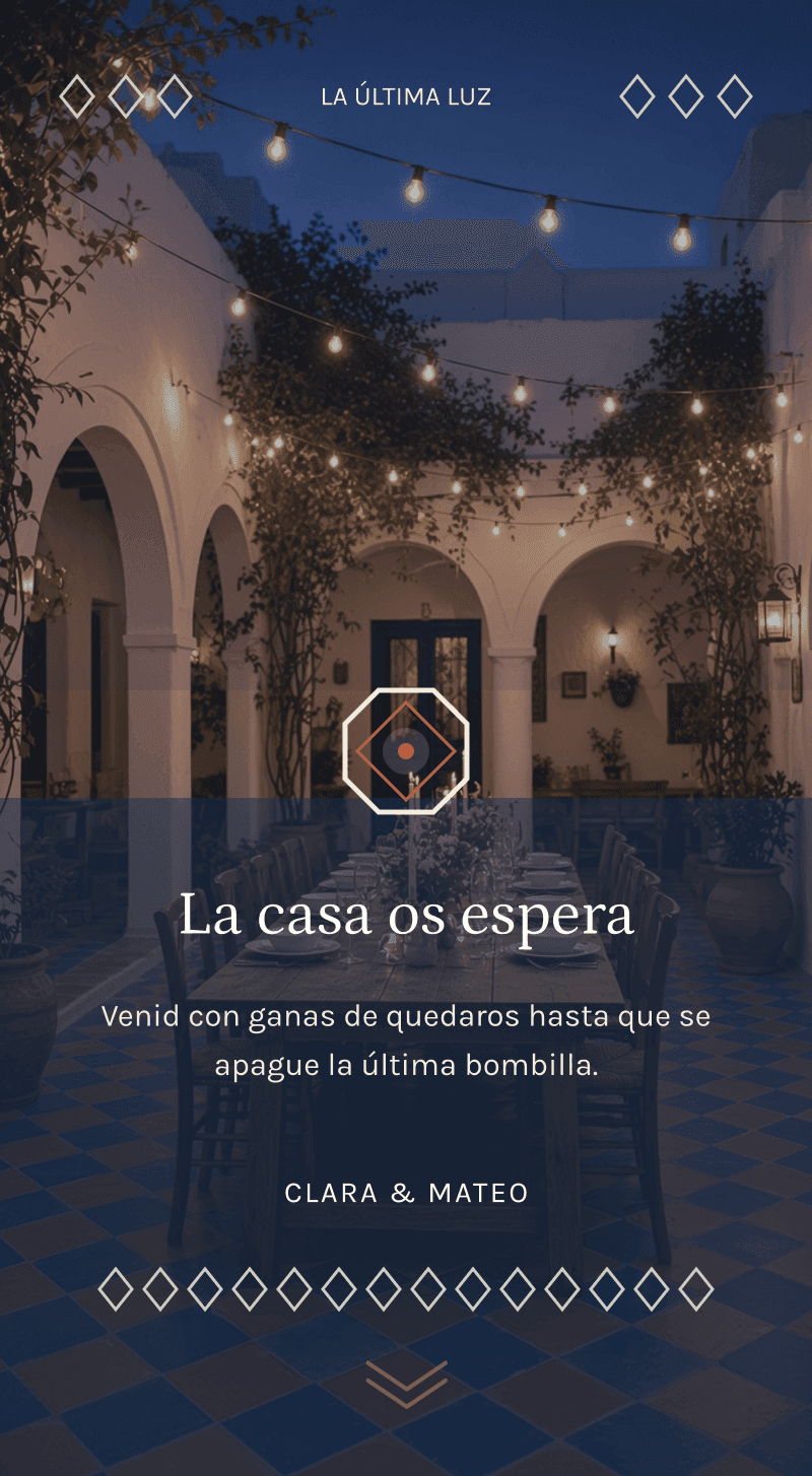 Boda — Casa de Cal — La última luz