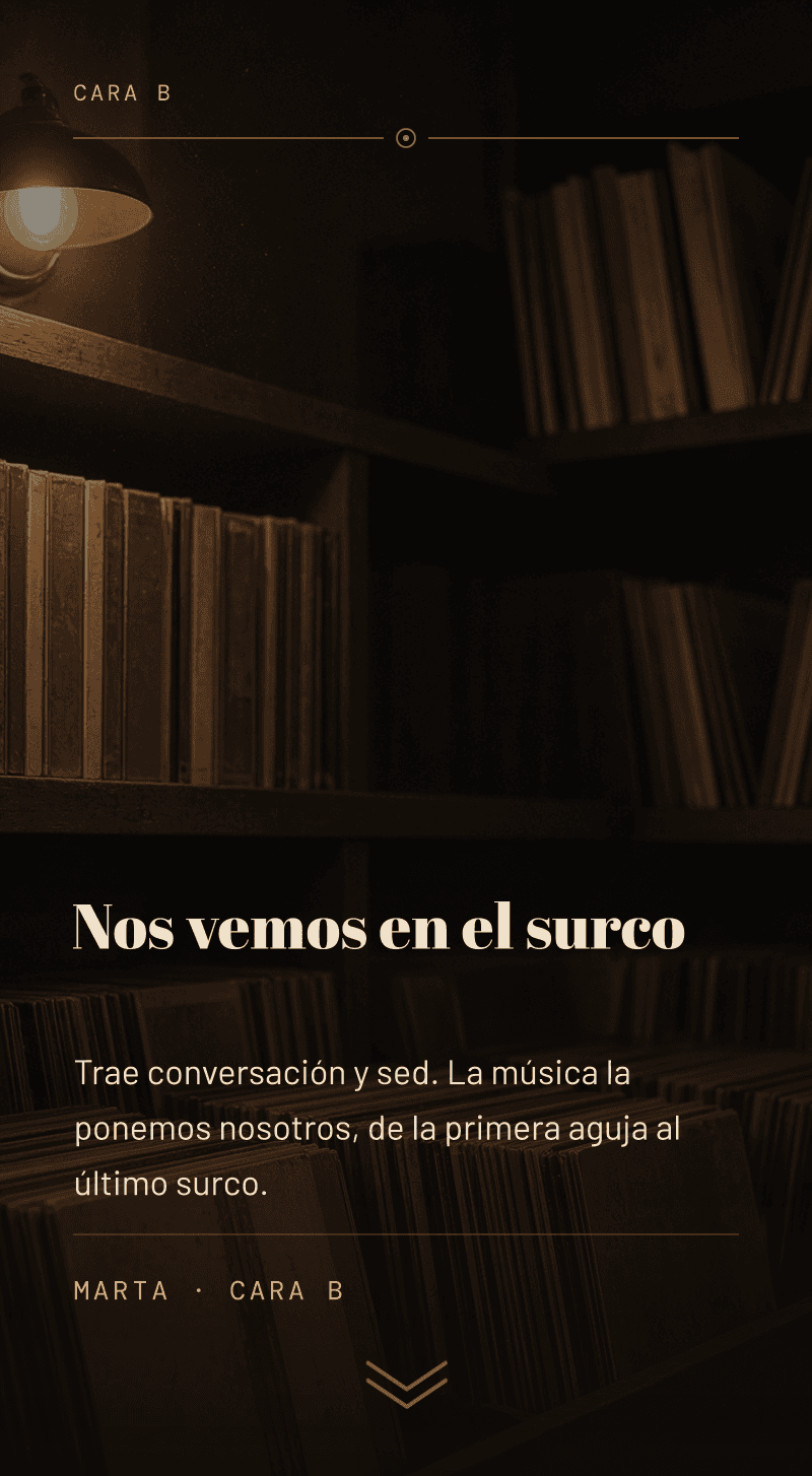 Cumpleaños — Cara B — Surco final