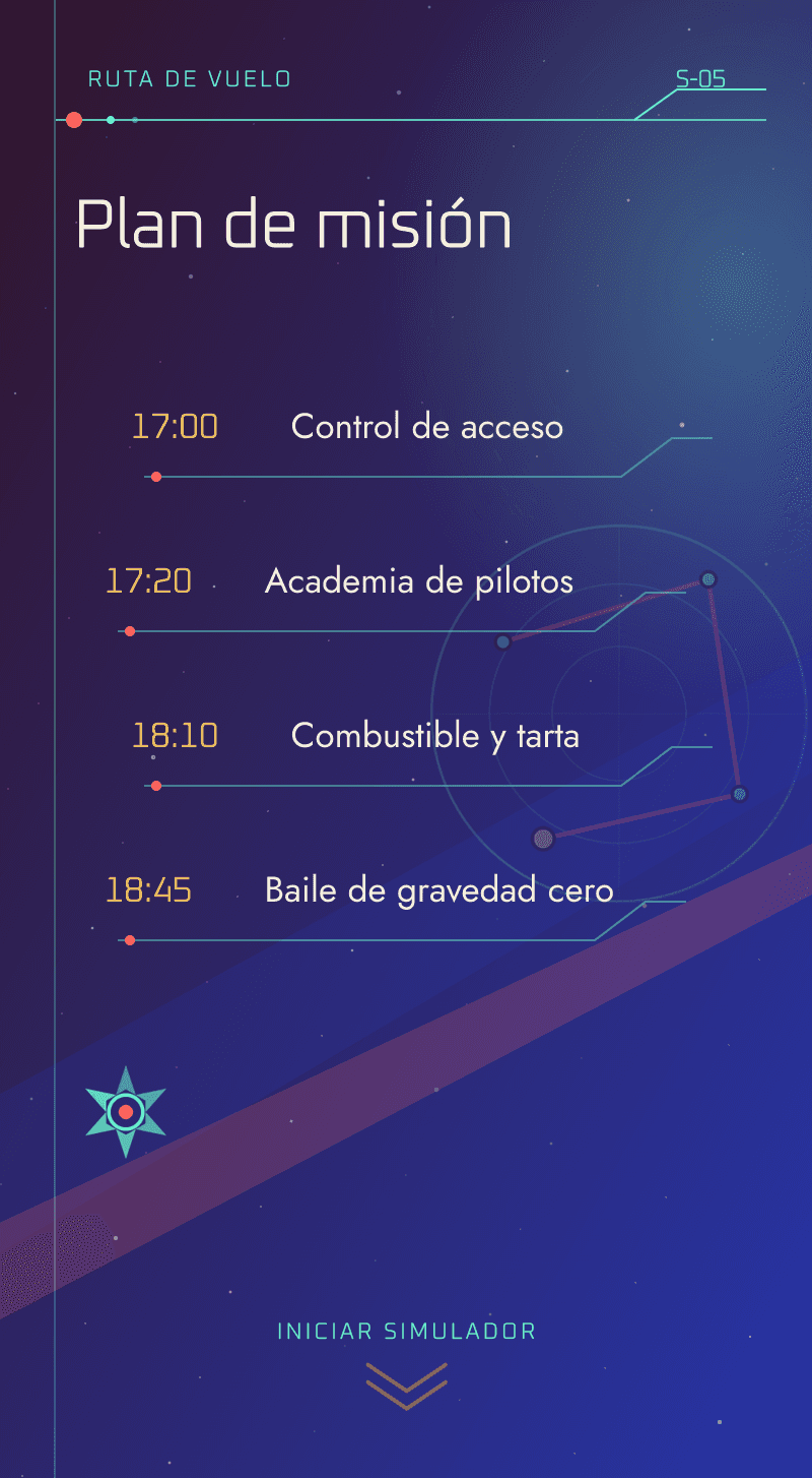 Cumpleaños — Escuadrón Estelar — Plan