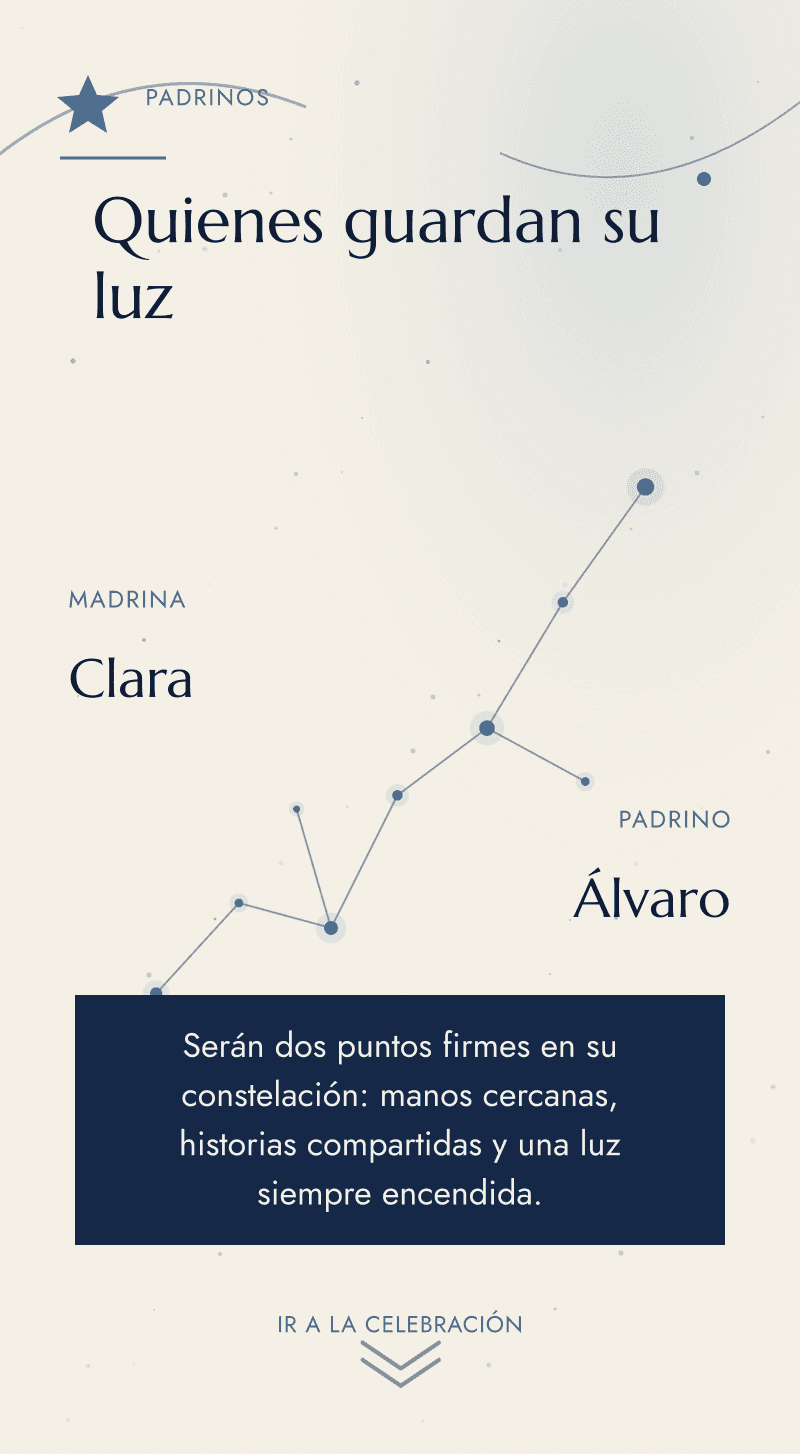 Bautizo — El Cielo de Abril — Quienes guardan su luz