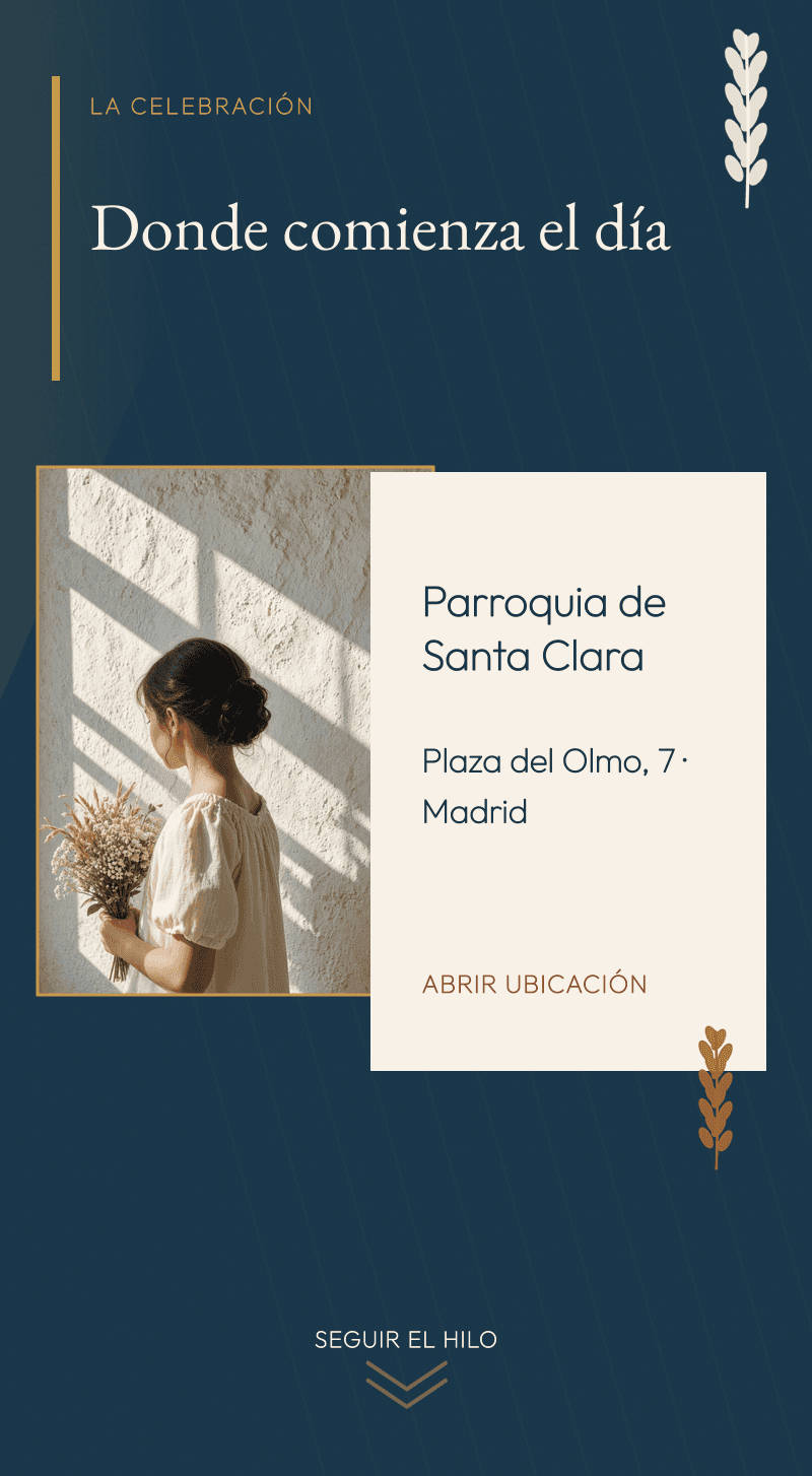 Comunión — Mesa de Trigo — Donde comienza