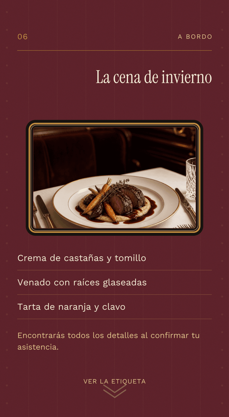 Corporativo — El Expreso de Diciembre — La cena de invierno