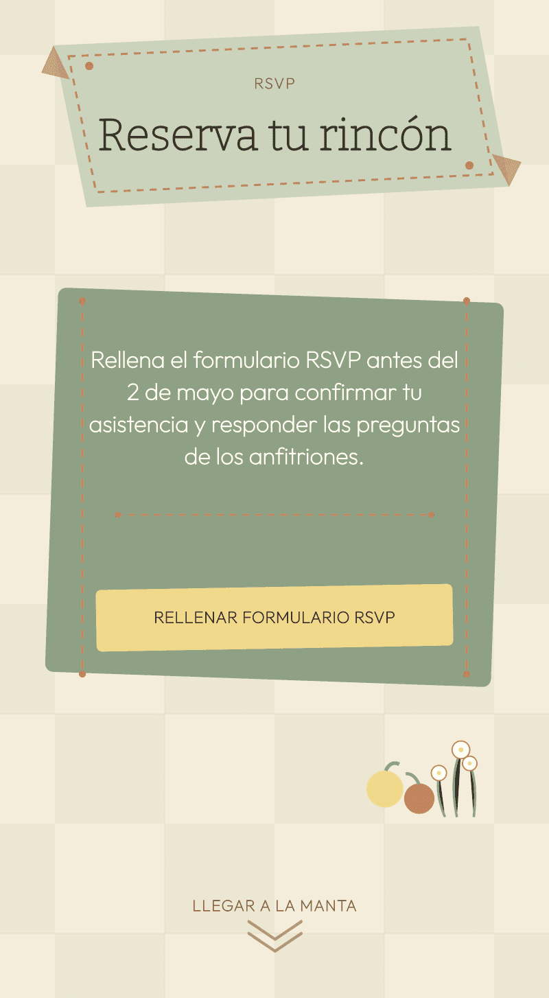 Baby Shower — Domingo de Picnic — Reserva tu rincón