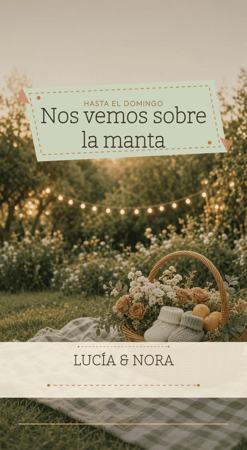 Baby Shower — Domingo de Picnic — Nos vemos sobre la manta