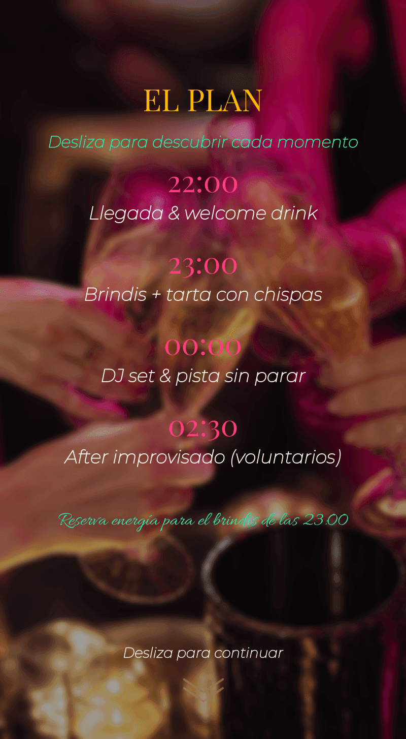 Neon Party — Cumpleaños adulto — Plan