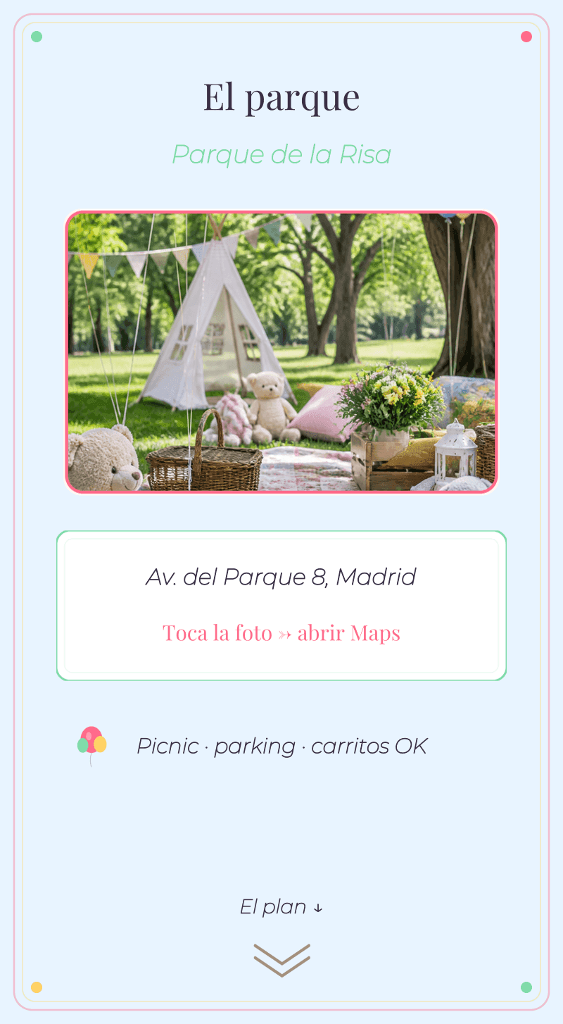 Cumpleaños Infantil — Fiesta de Globos — El parque