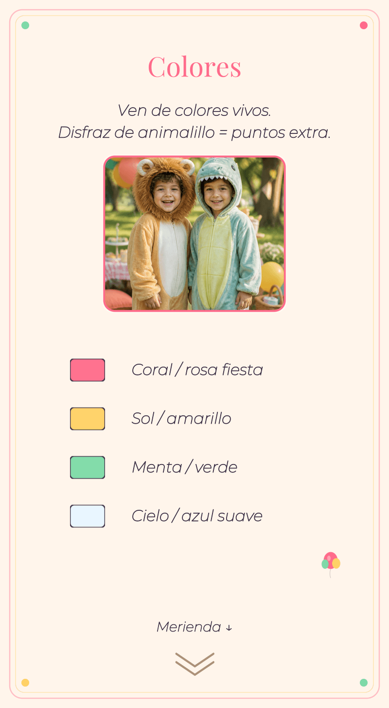 Cumpleaños Infantil — Fiesta de Globos — Colores
