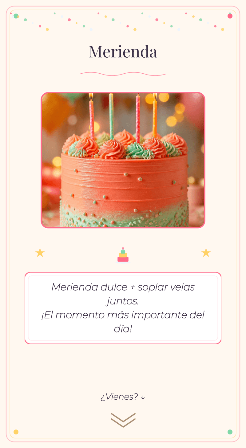 Cumpleaños Infantil — Fiesta de Globos — Merienda