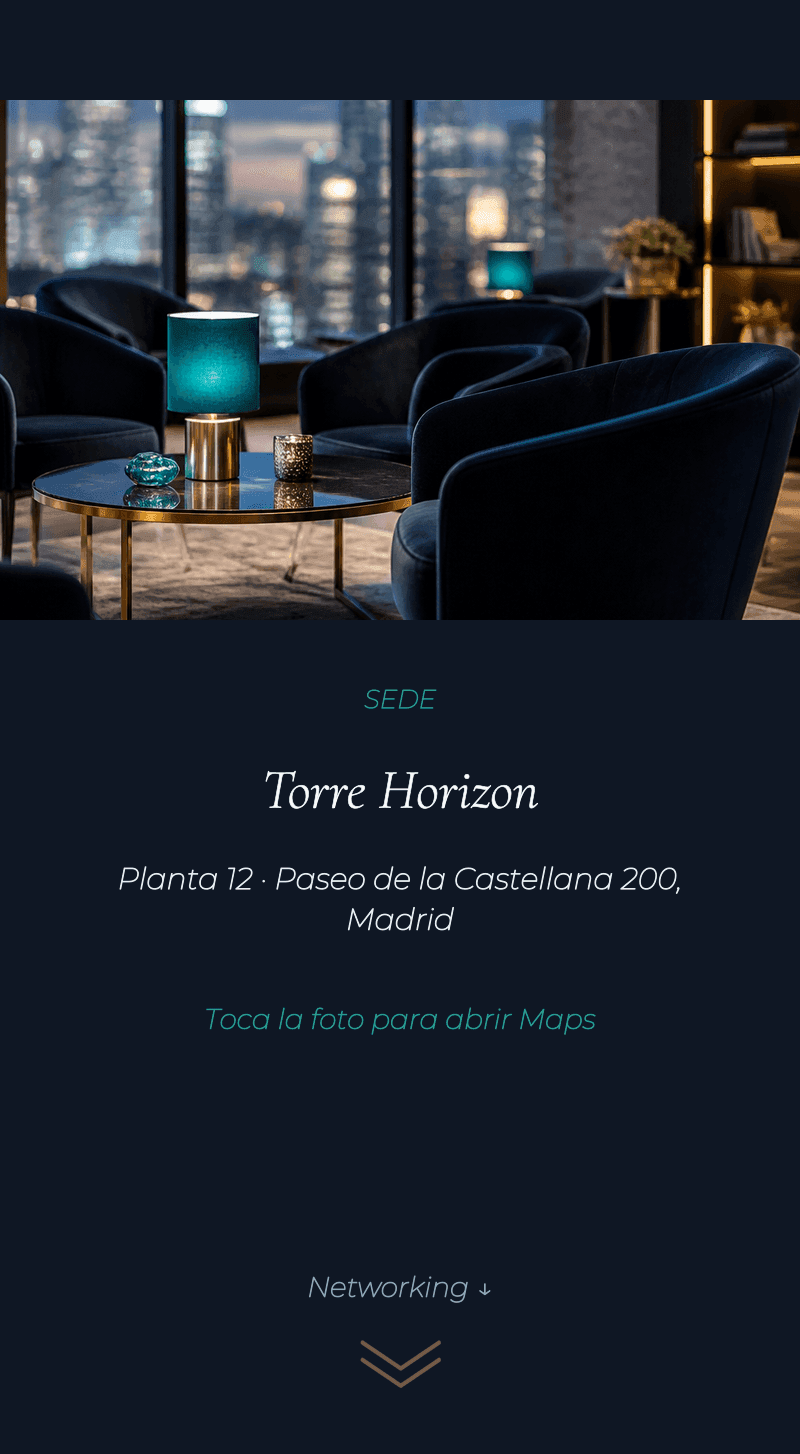 Corporativo — Summit Night — Venue