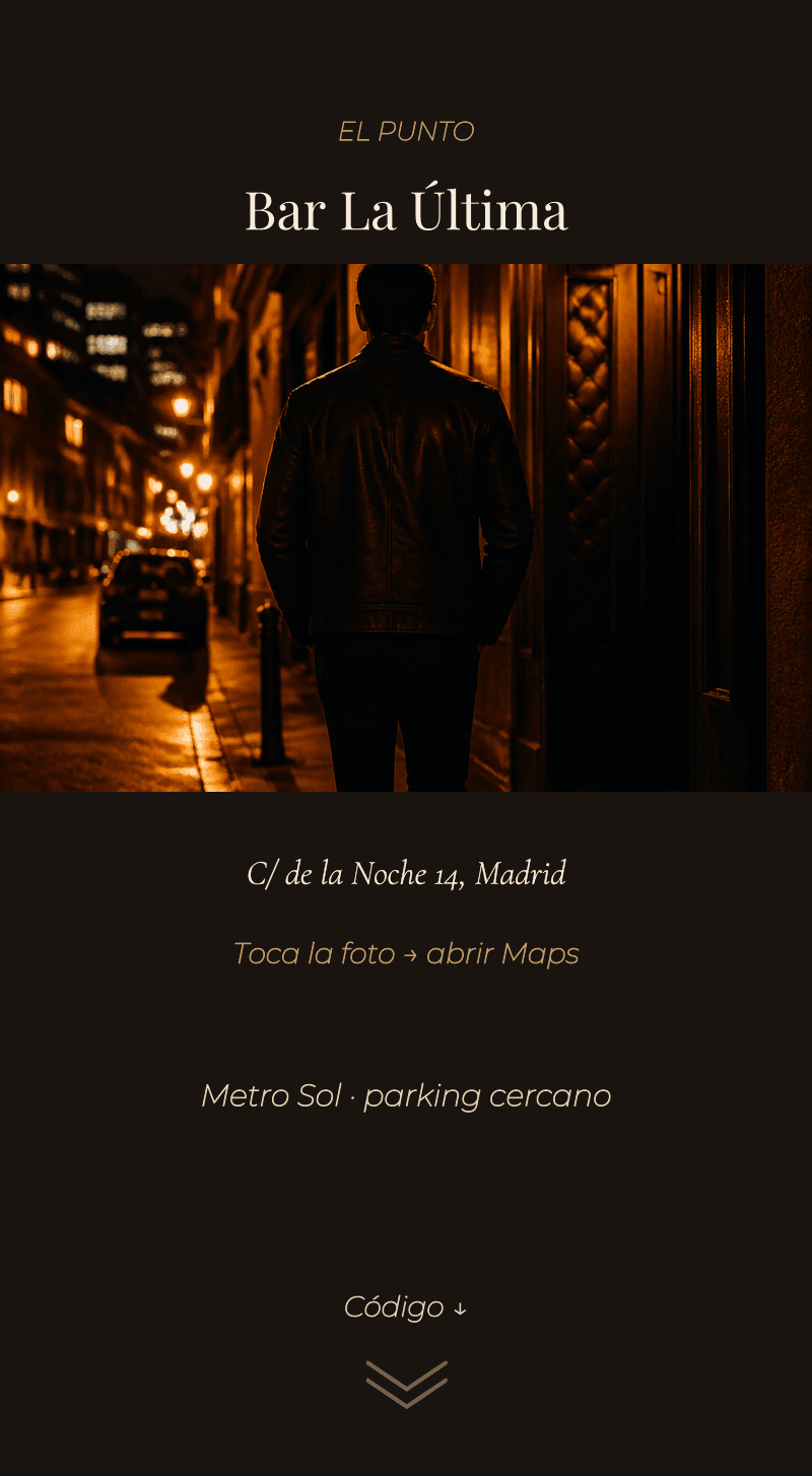 Despedida — Última Noche Libre — El punto