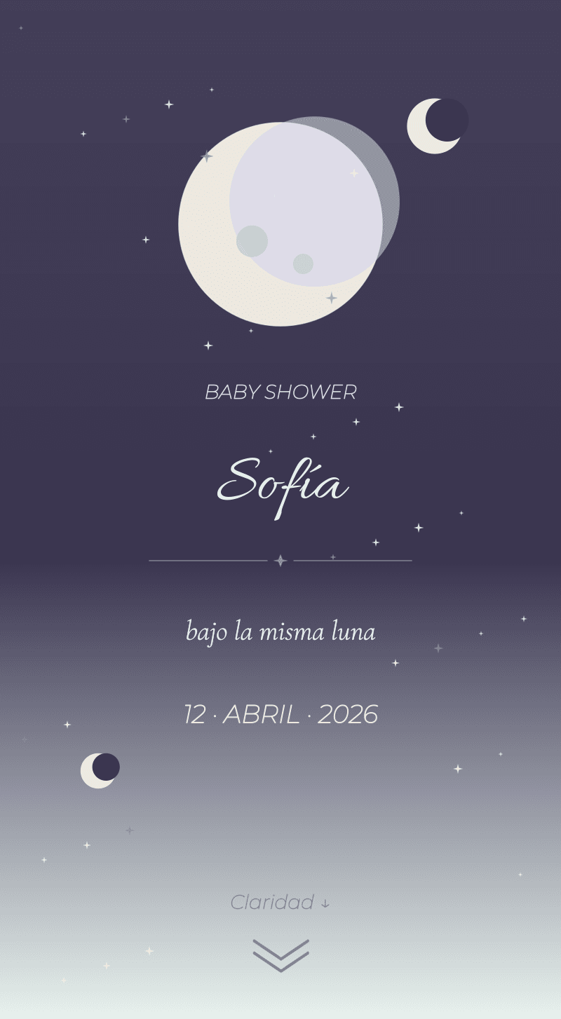 Baby Shower — Luna de Miel