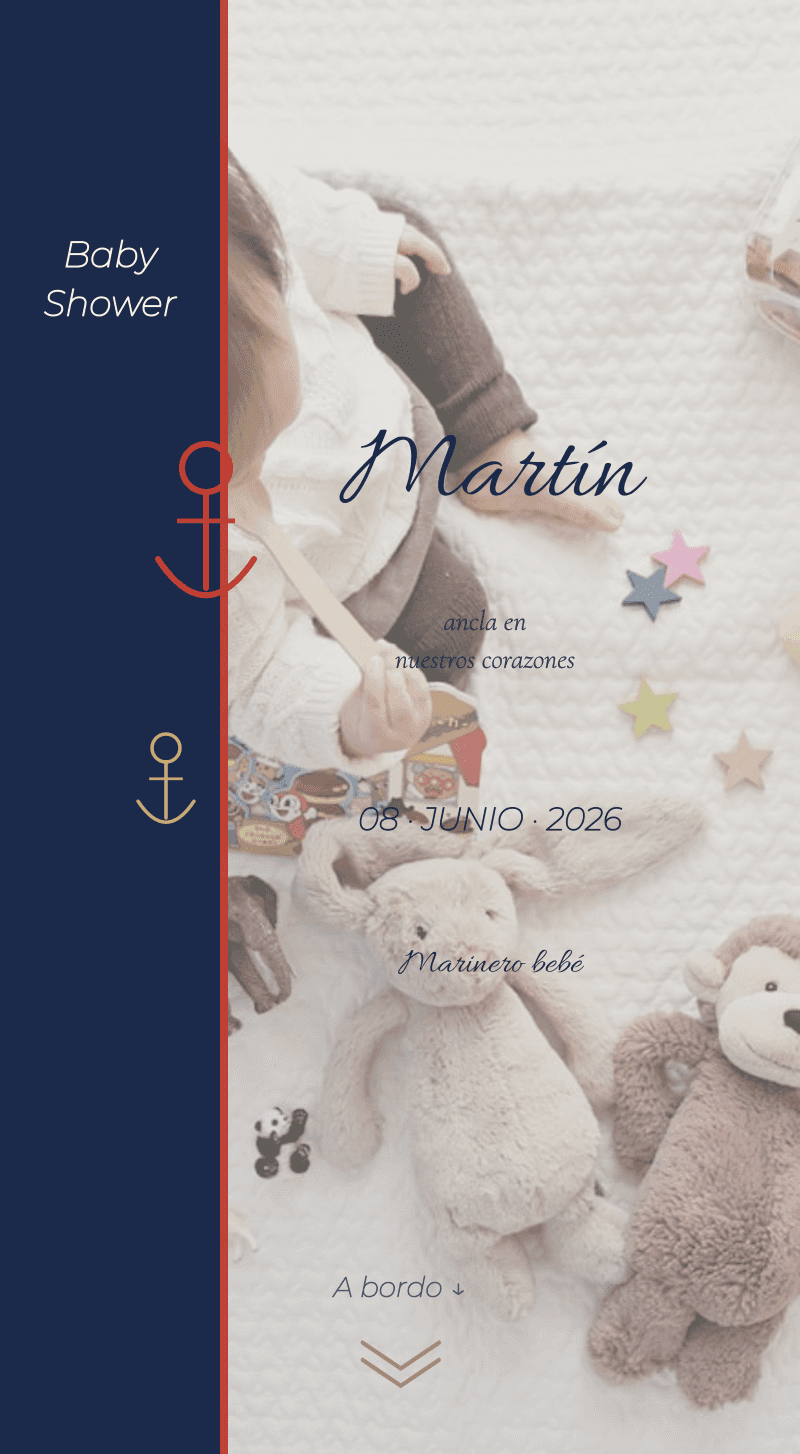 Baby Shower — Marinero Bebé