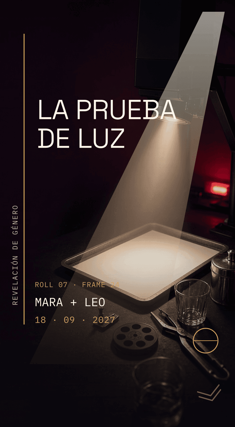 Revelación de género — La Prueba de Luz