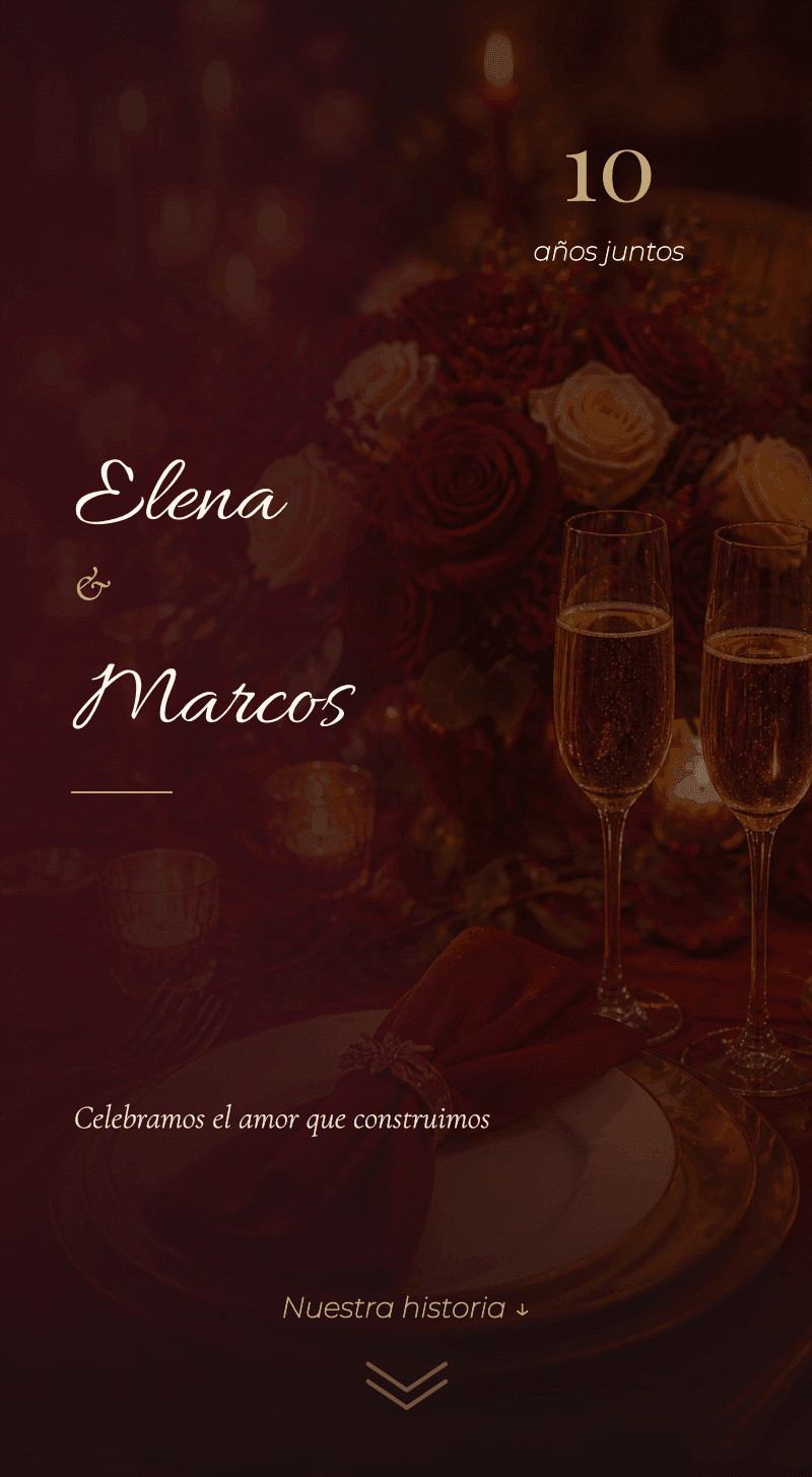 Aniversario — Años de Nosotros