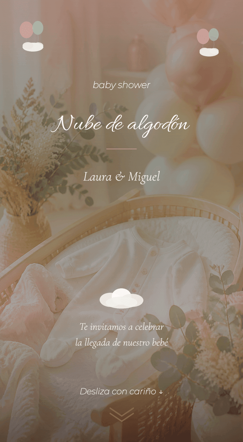 Baby Shower — Nube de Algodón